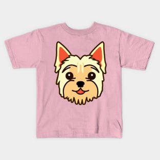 Little Yorkshire Terrier Dog Lover Yorkie Retro Kids T-Shirt